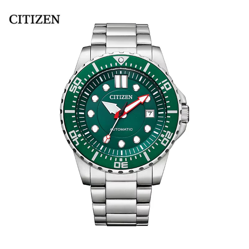 Original  NJ0129 Eco-Drive Watch Mens Waterproof Big Dial Stainless Steel Luxury Business Men'S Watch  Eco Drive