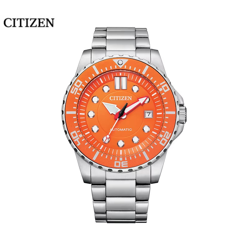 Original  NJ0129 Eco-Drive Watch Mens Waterproof Big Dial Stainless Steel Luxury Business Men'S Watch  Eco Drive