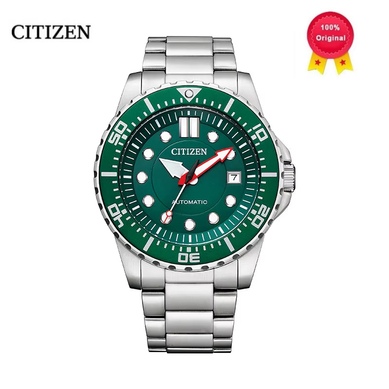 Original  NJ0129 Eco-Drive Watch Mens Waterproof Big Dial Stainless Steel Luxury Business Men'S Watch  Eco Drive