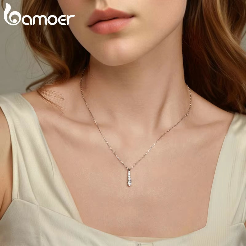 925 Sterling Silver Elegant Teardrop Necklace for Women, Gold Plated Dainty Pendant Jewelry Gifts for Birthday/Valentine