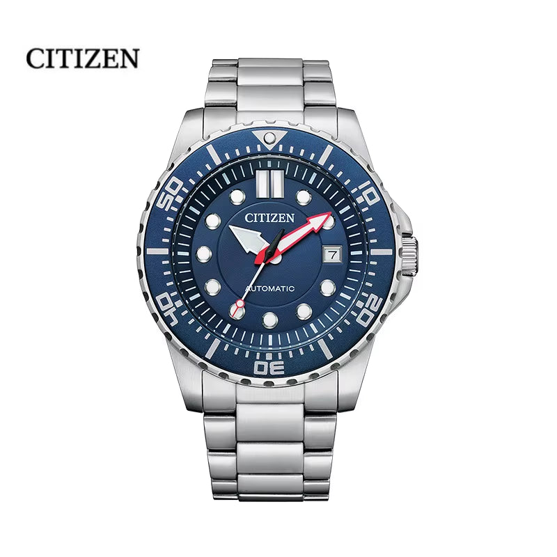 Original  NJ0129 Eco-Drive Watch Mens Waterproof Big Dial Stainless Steel Luxury Business Men'S Watch  Eco Drive