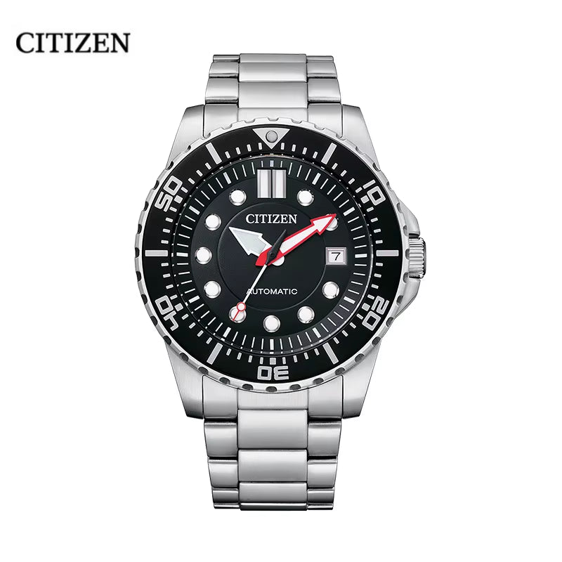 Original  NJ0129 Eco-Drive Watch Mens Waterproof Big Dial Stainless Steel Luxury Business Men'S Watch  Eco Drive